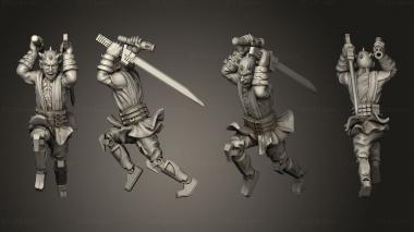 Military figurines Criminal Leader blade 3d model
