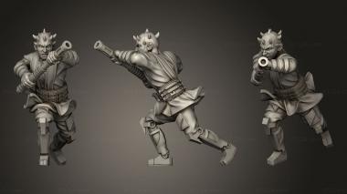 Military figurines Criminal Leader blade 3d model