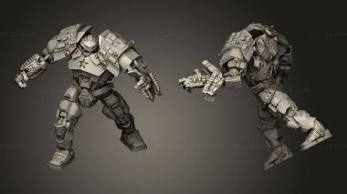 Military figurines Crimson Dynamo Electric 3d model