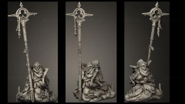 Military figurines Crimson Grove Abbey 3d model