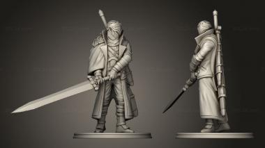 Military figurines Crimson Hunter 3d model