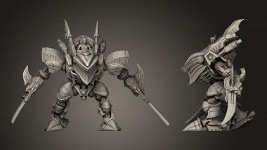 Military figurines Crimson Mare 3d model