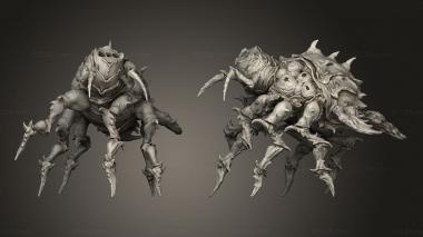 Military figurines Cripper boss overlord 3d model