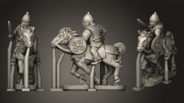 Military figurines Forge Ancients Gaulle cav 3d model