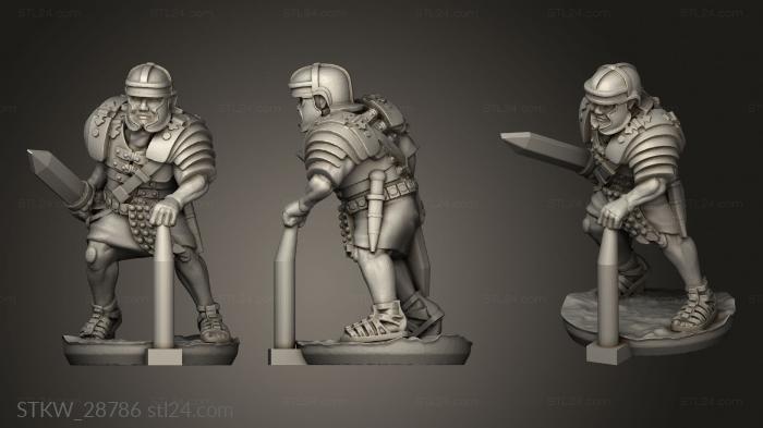Military figurines (Forge Ancients legion attack at, STKW_28786) 3D models for cnc