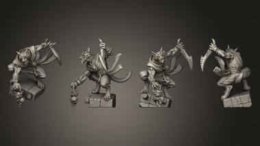 Military figurines Assassin 1 3d model