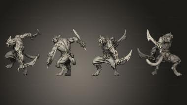 Military figurines Assassin 2 3d model