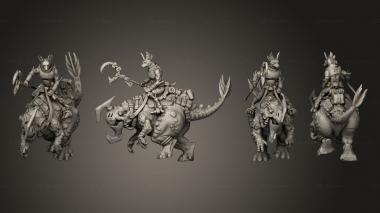 Military figurines Assault Beasts 1 Goad Spear 3d model