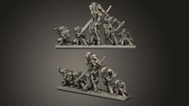 Military figurines Forge Eastern Skaven strips lookout 3d model