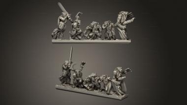 Military figurines Forge Eastern Skaven strips sneak 3d model