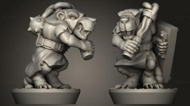 Military figurines Forge Eastern Skaven Snivelers 3d model
