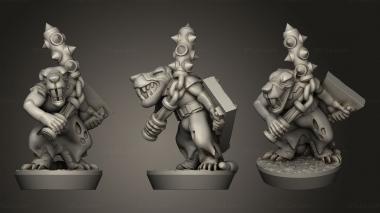 Military figurines Forge Eastern Skaven Snivelers 3d model