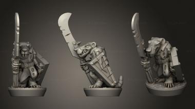 Military figurines Forge Eastern Skaven Snivelers 3d model