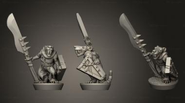 Military figurines Forge Eastern Skaven Snivelers 3d model