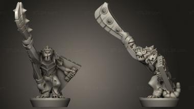 Military figurines Forge Eastern Skaven Snickers hero 3d model