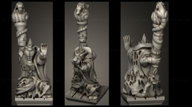 Military figurines Forge Eastern Skaven Temple General for 3d model