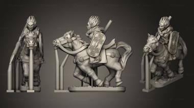 Military figurines Forge Fantasy Albion cav 3d model