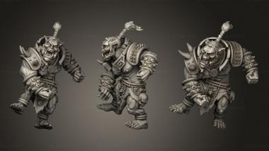 Military figurines Big Green Ones blitzer 3d model