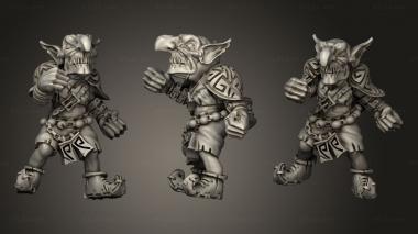 Military figurines Big Green Ones blitzer 3d model