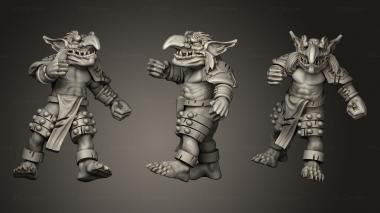 Military figurines Big Green Ones blitzer 3d model
