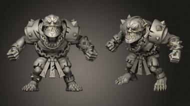 Military figurines Big Green Ones blitzer 3d model