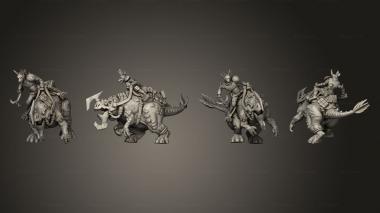 Military figurines Assault Beasts 2 Hook v 3d model