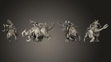 Military figurines Assault Beasts 2 Hook 3d model