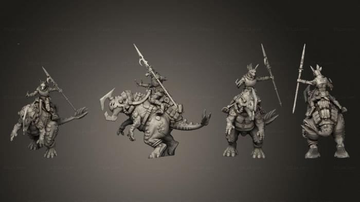 Military figurines (Assault Beasts 3 Harpoon, STKW_2897) 3D models for cnc