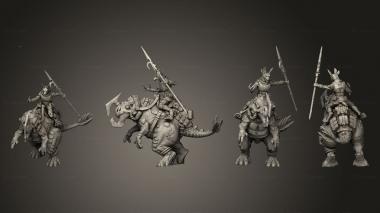 Military figurines Assault Beasts 3 Harpoon 3d model