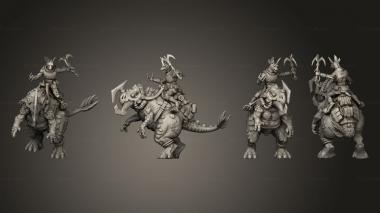 Military figurines Assault Beasts 3 Hook 3d model