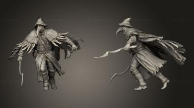 Military figurines Crow 3d model