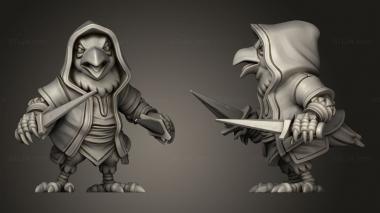 Military figurines Crow Daggers 3d model