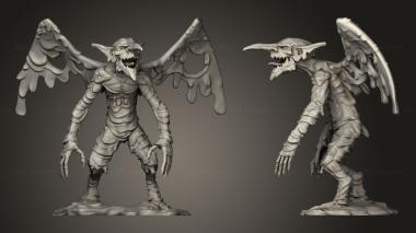 Military figurines Mud Mephit 3d model