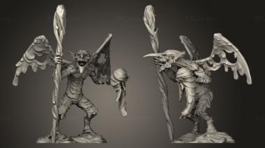 Military figurines Mud Mephit Scepter 3d model