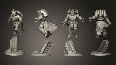 Military figurines assault brothers squad 03 3d model