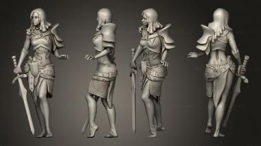 Military figurines Slime Heroine 3d model