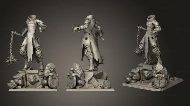 Military figurines Crusader 3d model