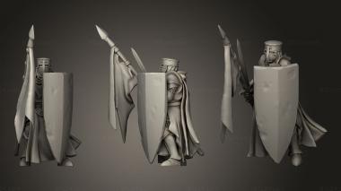 Military figurines CRUSADER CORE UNIT 3d model