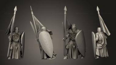 Military figurines CRUSADER CORE UNIT 3d model