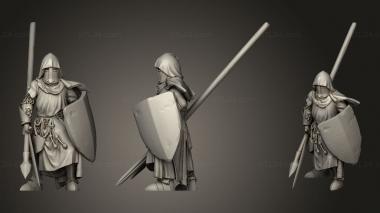 Military figurines CRUSADER CORE UNIT 3d model