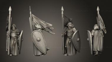 Military figurines CRUSADER CORE UNIT 3d model