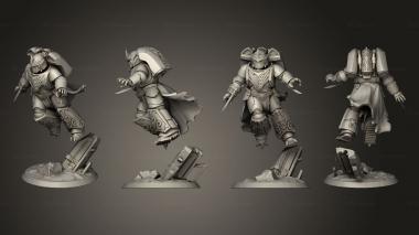Military figurines assault brothers squad 05 3d model