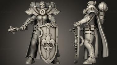 Military figurines Crusader Coat Mace 3d model
