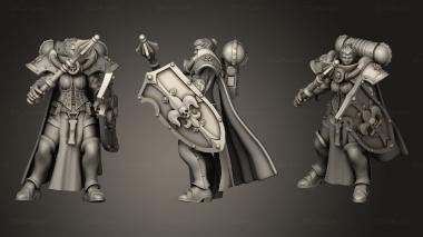 Military figurines Crusader Coat Mace 3d model