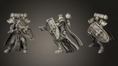 Military figurines Crusader Coat Mace 3d model