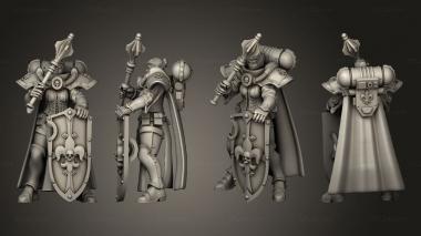 Military figurines Crusader Coat Mace 3d model