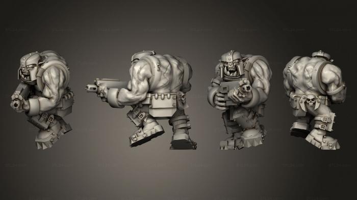 Military figurines (Assault Gunner A 2, STKW_2905) 3D models for cnc