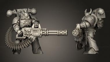 Military figurines csm with Reaper havok 3d model