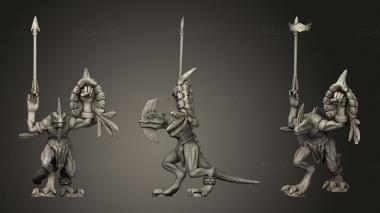 Military figurines Cuetzpalin Empire Arrow 3d model