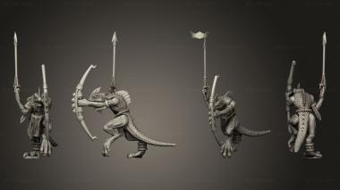 Military figurines Cuetzpalin Empire Arrow 3d model